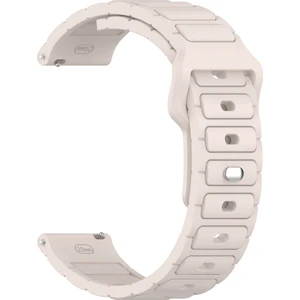 Qcy Watch Gs Uyumlu Kordon Kayış Silikon 22/132KRD Krem