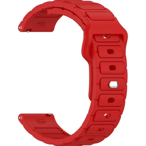 Honor Watch Gs Pro Uyumlu Kordon Kayış Silikon 22/132KRD Kırmızı