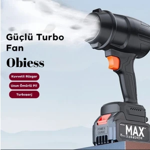 Obiess Turbo Fan ,hava Üfleyici 30000RPM, Oto Kurutma, Yaprak Üfleyici, Jet Fan