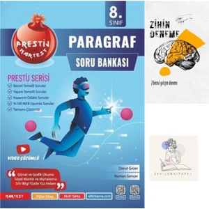Nartest Yayınevi 8.sınıf Prestij Paragraf Soru BANKASI+ZİHİNDENEME-NT-1467
