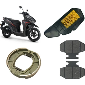 Rks Wildcat 125 Bakım Seti Ön-Arka Balata ve Hava Filtresi