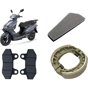 Arora Quantum 50 Bakım Seti Ön-Arka Balata ve Hava Filtresi