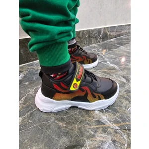 Akm Life Lastikli Cırtlı Yumuşak Esnek Hafif Nefes Alabilen Unisex File Çocuk Spor Ayakkabı