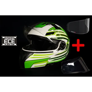 Moto Kalkan Çene Açılır Kask Pinlock ve Ekstra Vizör Hediye