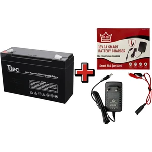 Pilsan Çoçuk Arabası ile Uyumlu 12V 7AH Akü ve Şarj Aleti