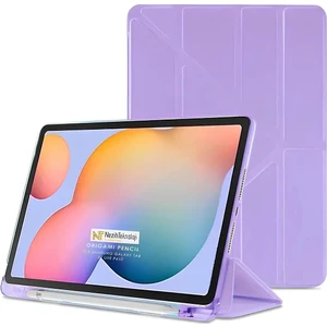 Nezih Case Samsung Galaxy S6 Lite P610 / P613 / P620 Uyumlu Origami Kalem Bölmeli Arkası Yumuşak Silikon Kılıf