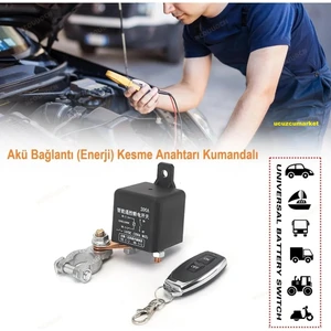 Akü Enerji Devre Kesici (Motor Kapağını Açmadan Kumanda Ile Enerji Kesme)