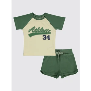 Civil Baby Erkek Bebek Şortlu Takım 6-18 Ay Haki