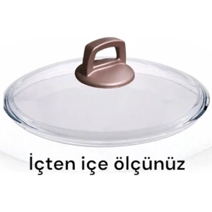 Karaca Rose Gold Kulp ve 26 cm Pyrex Cam Kapağı ile