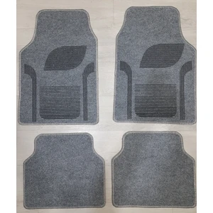 Araba Paspası, Oto Paspası, Çift Halılı Baskılı Araç Paspası-1 Takım