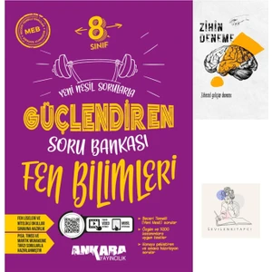 Ankara Yayıncılık LGS Fen Bilimleri Güçlendiren Soru Bankası+Zihin Deneme+Sssk827