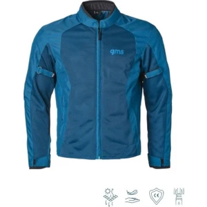 Fıftysıx.7 Navy Blue Yazlık Fileli Korumalı Motosiklet Montu