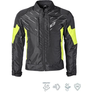 Kasaı 4 Mevsimlik Korumalı Motosiklet Montu Siyah Neon Sarı – Su ve Rüzgar Geçirmez