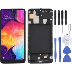 Samsung Galaxy A50 Sm A505 LCD Ekran +Tamir Seti Çerçeveli  Uygun 