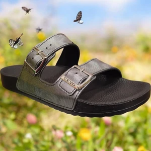 Bahama-18 Ortopedik Çift Tokalı Kadın Terlik