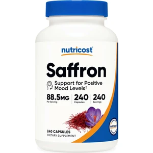 Saffron Extract 88.5mg, 240 Capsules.abd Menşei