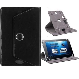 Samsung Galaxy Tab A 9.7 SM-T555 Uyumlu Lüks Standlı Tablet Kılıfı Siyah