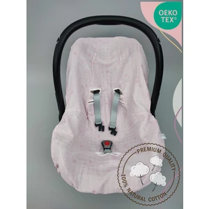 Pamuk Pazen %100 Pamuk Oeko-Tex Sertifikalı Müslin Anakucağı Puset Kılıfı – Nefes Alabilen Yumuşak Kumaş