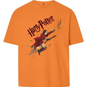 Book OrBook Harry Potter Çift Iplik Dokumalı %100 Pamuk Premium T-Shirt