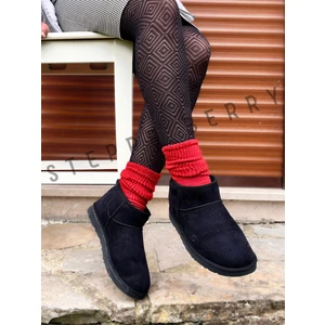 Steppe Berry Kadın Ince Slouchy Tozluk Çorap