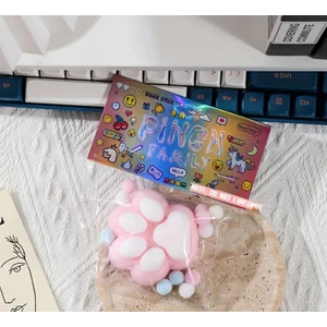 Kedi Patisi-Taba Sukuşi - Squishy Pati- Tüylü Pati - Stress Oyuncak