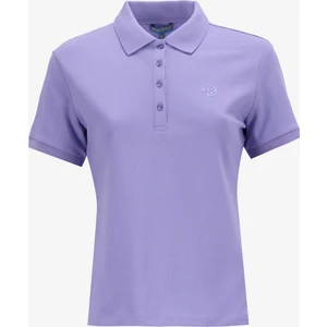 Discovery Expedition D5SL-TST3598 Lila Basic Düz Kadın Polo T-Shirt