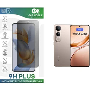 Vivo V50 Lite Ekran Koruyucu Tam Uyumlu 9h Esnek Nano Kırılmayan Mat Hayalet(Privacy)