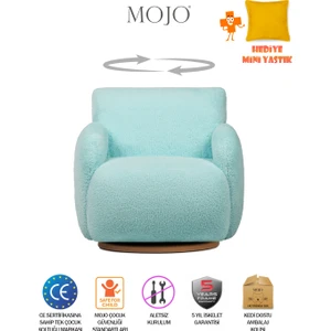 Mango Twist Dönen Ayaklı Çocuk Koltuğu Mavi