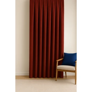 Barcelona Kadife Dokulu Fon Perde Bordo (Pilesiz)