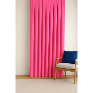 Barcelona Kadife Dokulu Fon Perde Pembe (Pilesiz)