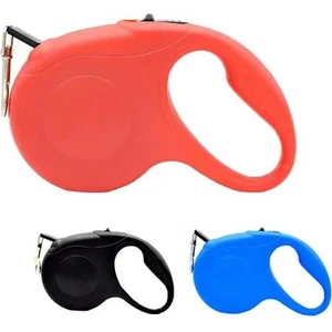 Single Otomatik Köpek Gezdirme Tasması 5 m 15 kg mavi