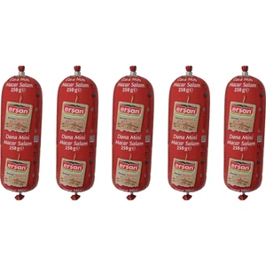 Erşan Dana Mi̇ni̇ Macar Salam 250 gr x 5 Adet