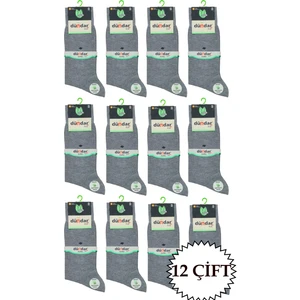 Yazlık Ince Bambu Erkek Çorap 12'li 40-44