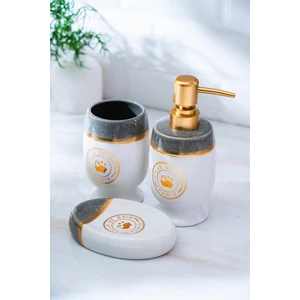 Jardin 3'lü Banyo Seti - Gri