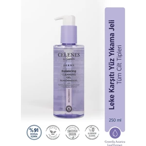 Celenes By Sweden Derma Yüz Yıkama Jeli Leke Karşıtı Etki Tüm Cilt Tipleri İçin 250 ml