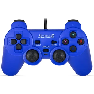 Kablolu Pc Gamepad – D-Input & X-Input Destekli Titreşimli USB Oyun Kolu Mavi