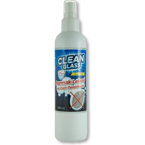 Clean Glass Parmak Lekesi Temizleyici - Cam Temizleyici, 240ml
