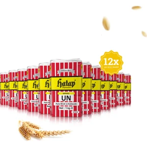 Pasta Börek ve Baklavalık Un 12 x 1 kg Avantajlı Paket