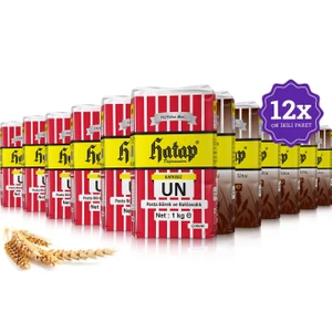 Lüks Un 6 x 1 kg + Tam Buğday Unu 6 x 1 kg Avanatajlı Paket