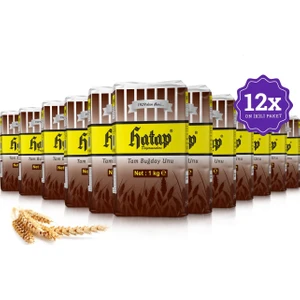 Tam Buğday Unu 12 x 1 kg Avantajlı Paket