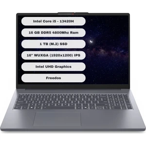 Ideapad Slim 3 16IRH10 Intel Core I5 13420H 16GB 1tb SSD Freedos 16" Fhd Taşınabilir Bilgisayar 83K2001UTR