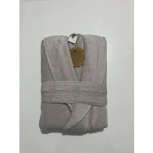 Casual Şalyaka Bornoz Gri L