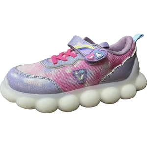 Kız Çocuk Pembe Işıklı Balloon Sneaker