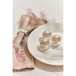 Yuvarlak Peçete Halkası 4'lü Set
