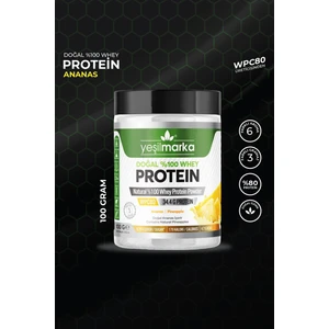 Doğal Whey Protein Tozu - Ananas 100 gr