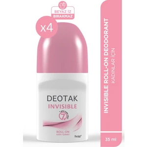 Invisible Kadın 7 Güne Kadar Etkili Roll-On Deodorant 35 ml x 4 adet