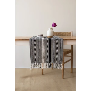 Neula | Pamuk Siyah Örme Runner 40 X 110 Cm