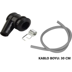 Kmtmak Motorlu Testere Motorlu Tırpan Buji Kepi Teli Kablosu Set 30 cm