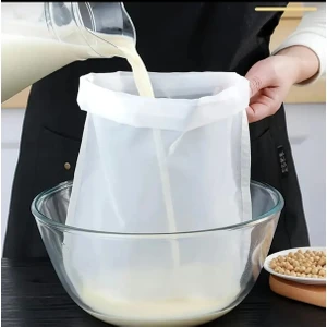 Dukart Home torba süzgeç, ultra Ince süt süzgeci, meyve/kahve süzgeci, yoğurt kesesi 20*30cm