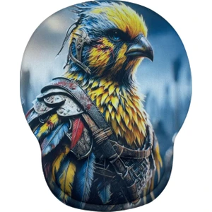 Bilek Destekli Memory Foam Kaymaz Taban Mouse Pad MSP-012 Desenli 0006
